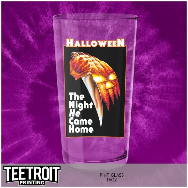 Horror Pint Glass