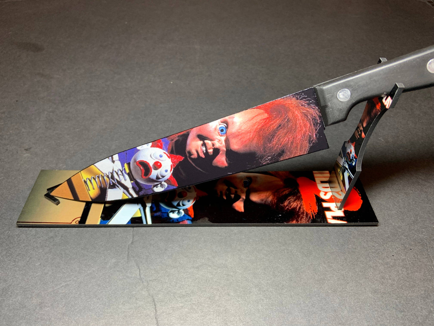 Child's Play 2 Chucky Good Guy Doll Kitchen Knife With/Without Sublimated Stand