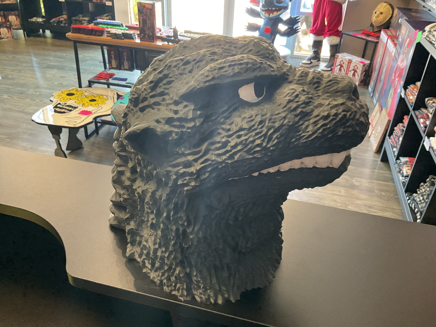 3D PRINTED GODZILLA BUST