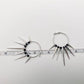 EARRINGS - Spiked Cone Hoop Earrings