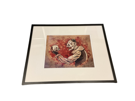 FRAMED PRINTS - Art The Clown "The Terrifier" Medium Framed Print