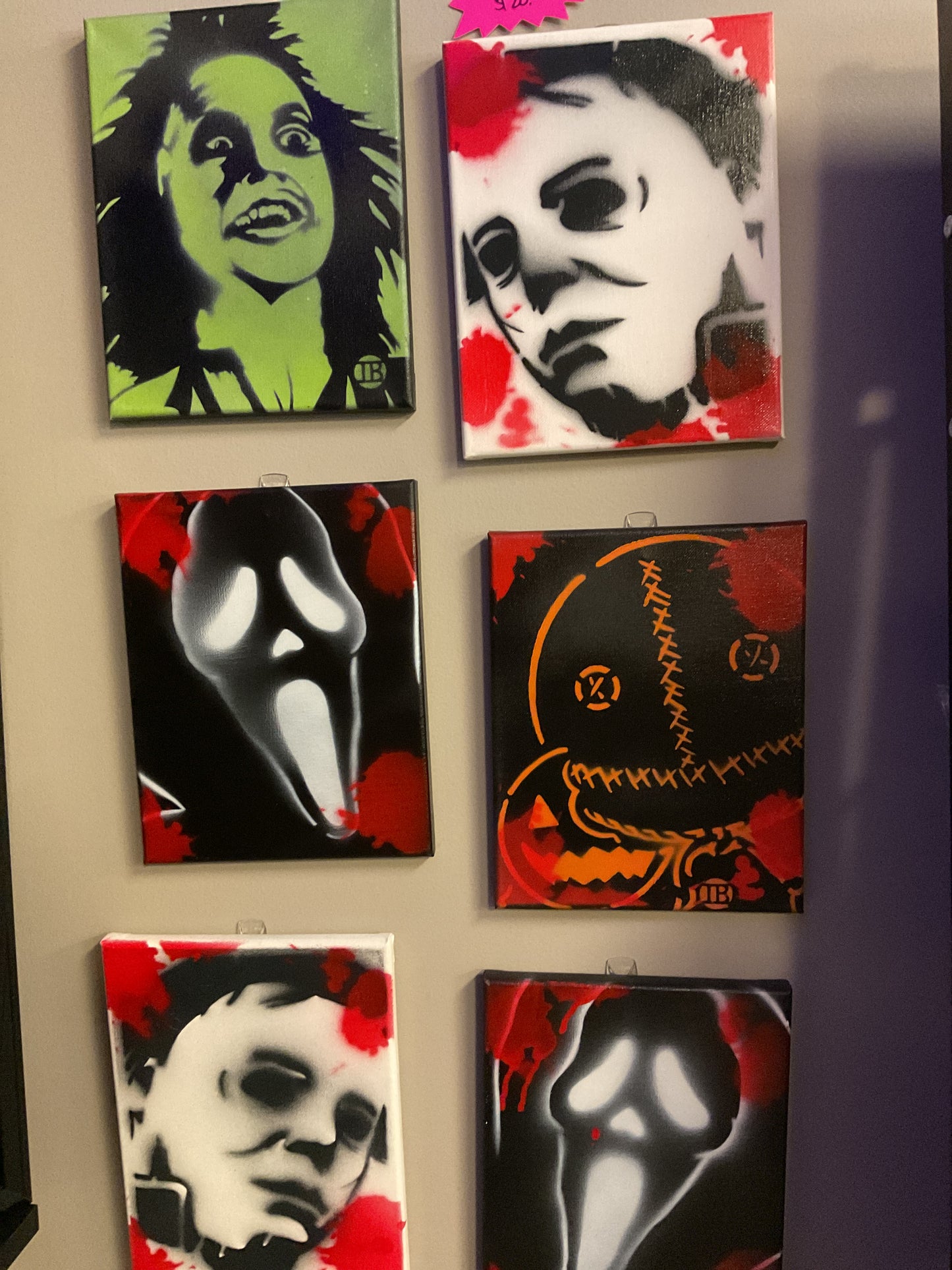 PAINTED CANVAS BY SLASHED AND THRASHED