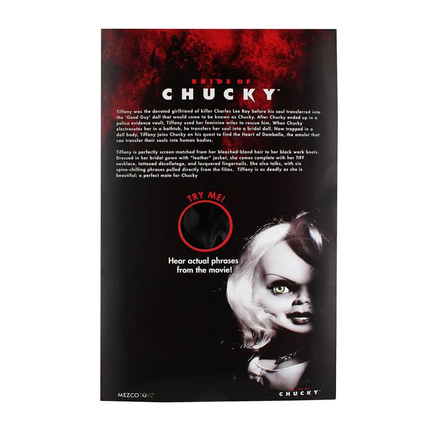 Bride of Chucky Tiffany Talking 15" Doll