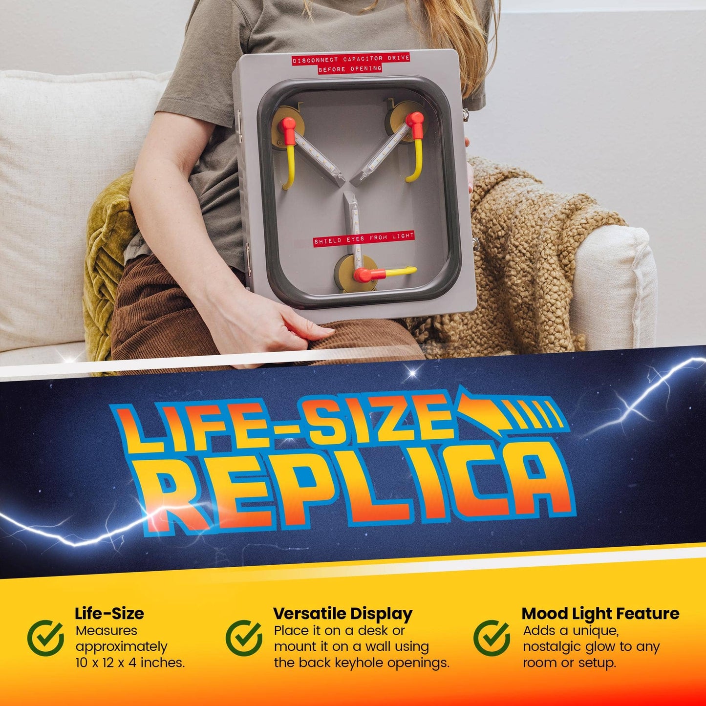 Back to the Future Flux Capacitor Mood Light
