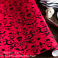 Wrapping Paper - Skull Damask Gift Wrap - Red (8ft Roll)