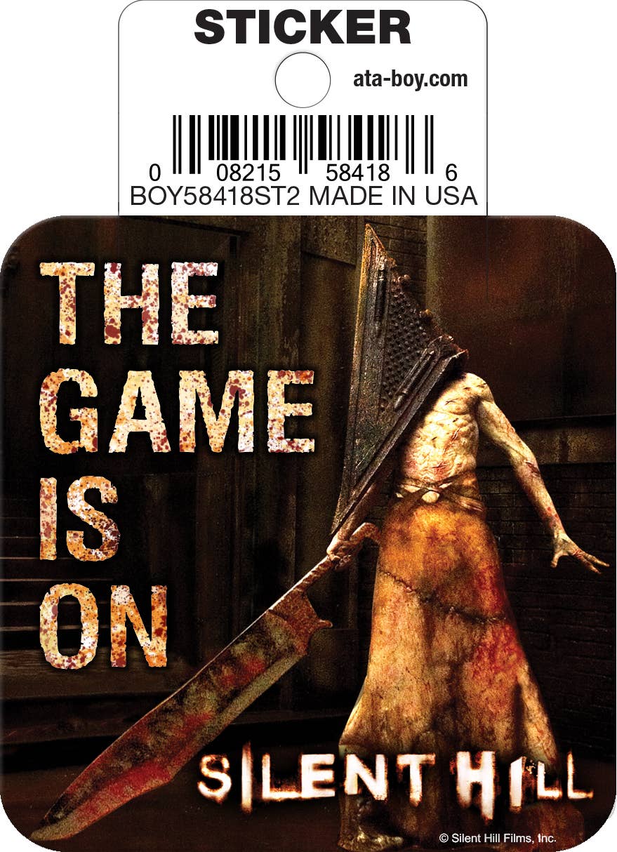 Silent Hill Pyramid Head Die Cut Sticker