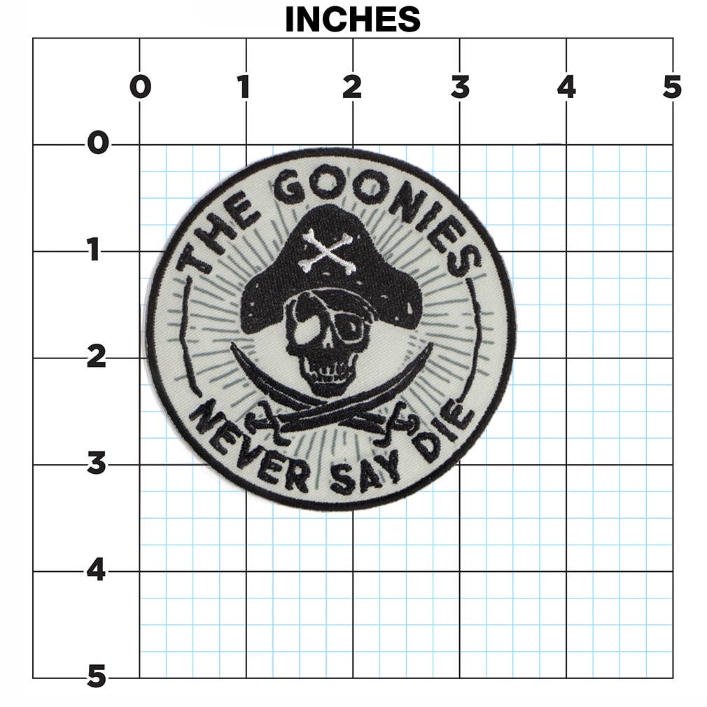 PATCHES -Goonies Never Say Die Patches