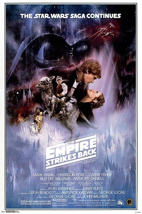 POSTERS - Star Wars The Empire Strikes Back Original 1980 Movie Poster