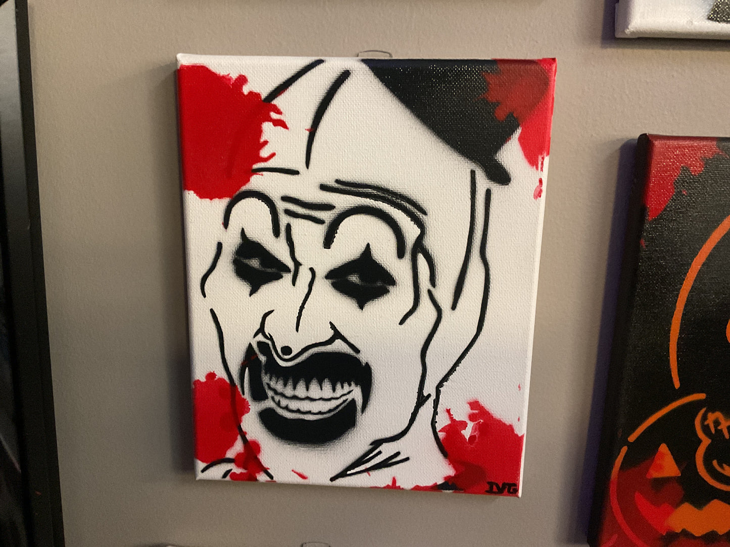 PAINTED CANVAS BY SLASHED AND THRASHED