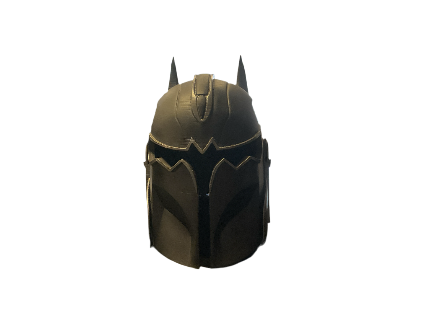 3D PRINTED MASK - Batman Mandalorian Crossover Helmet 3D Printed Mask