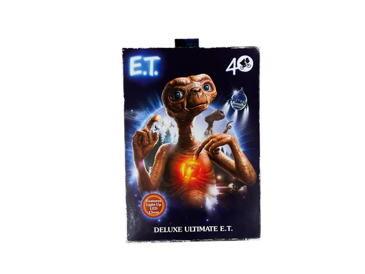NECA 40th Anniversary E.T. Extra-Terrestrial Deluxe Ultimate Action Figure
