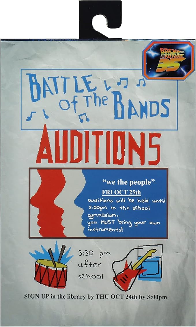 NECA Back to the Future Ultimate Marty McFly (1985 Audition ver.) Action Figure