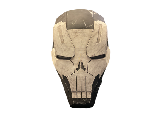 3D PRINTED MASK - Punisher War Machine Crossover Helmet with Light-up Eyes 3D Printed Mask