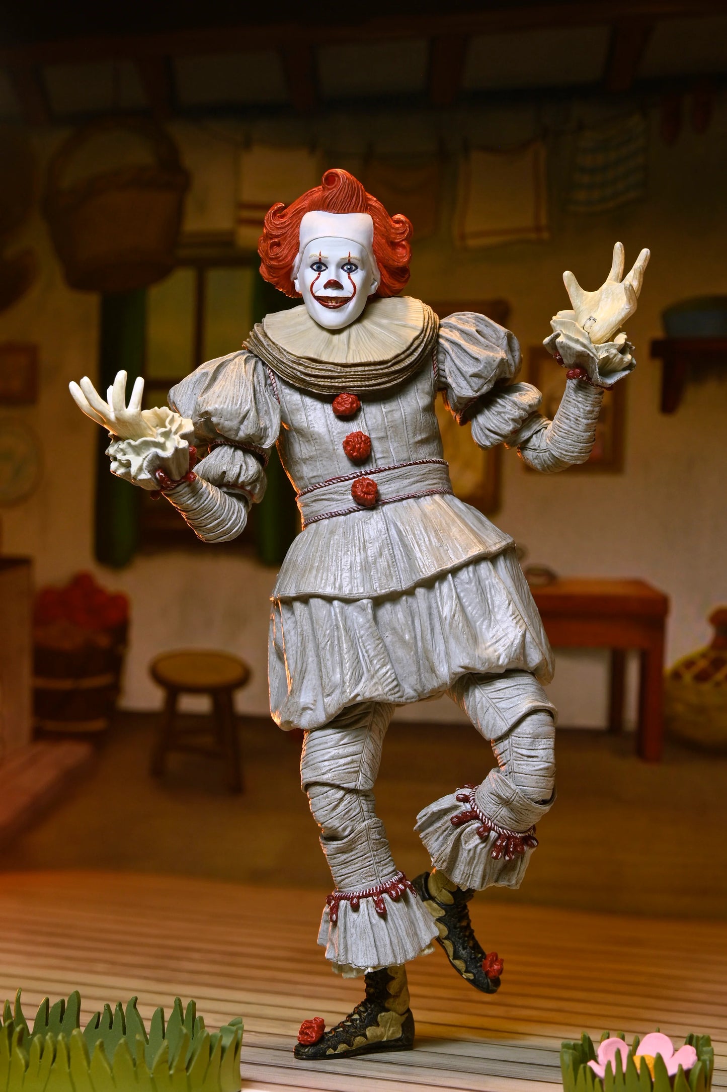IT: Welcome to Derry - Ultimate Bob Gray as Pennywise 7" Scale Action Figure (PRE-ORDER)