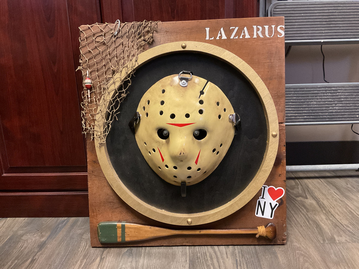 Scretched Mask Display FRIDAY THE 13TH PT 8 MASK DISPLAY PIECE – DarkSide Collectibles