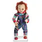 CHUCKY ANIMATRONIC- 3.5 ft. Animated LED Scarred Chucky Doll H38