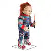 CHUCKY ANIMATRONIC- 3.5 ft. Animated LED Scarred Chucky Doll H38
