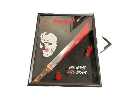 SHADOW BOX - Fridy The 13th "Machete" Deluxe Box