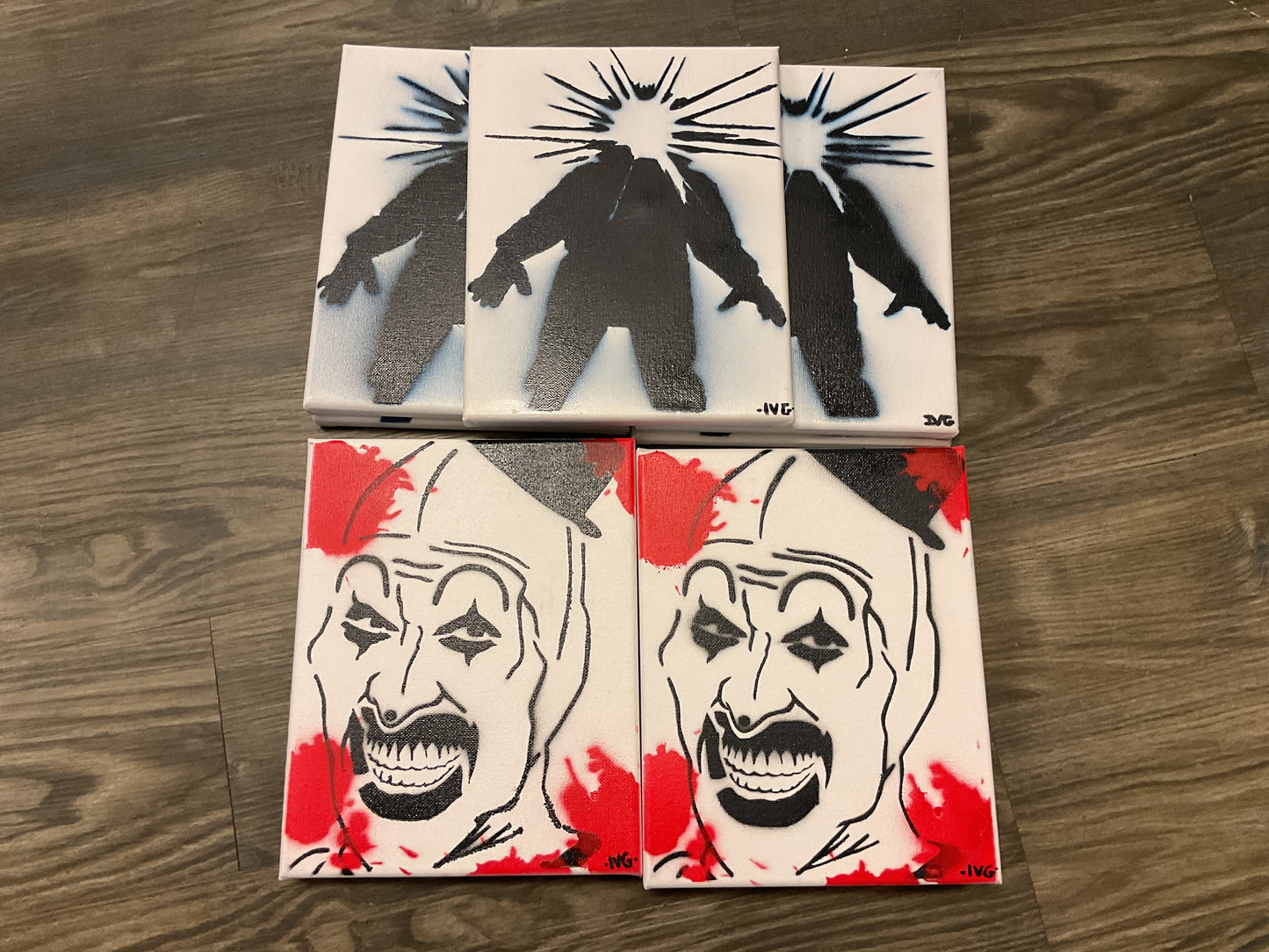PAINTED CANVAS BY SLASHED AND THRASHED