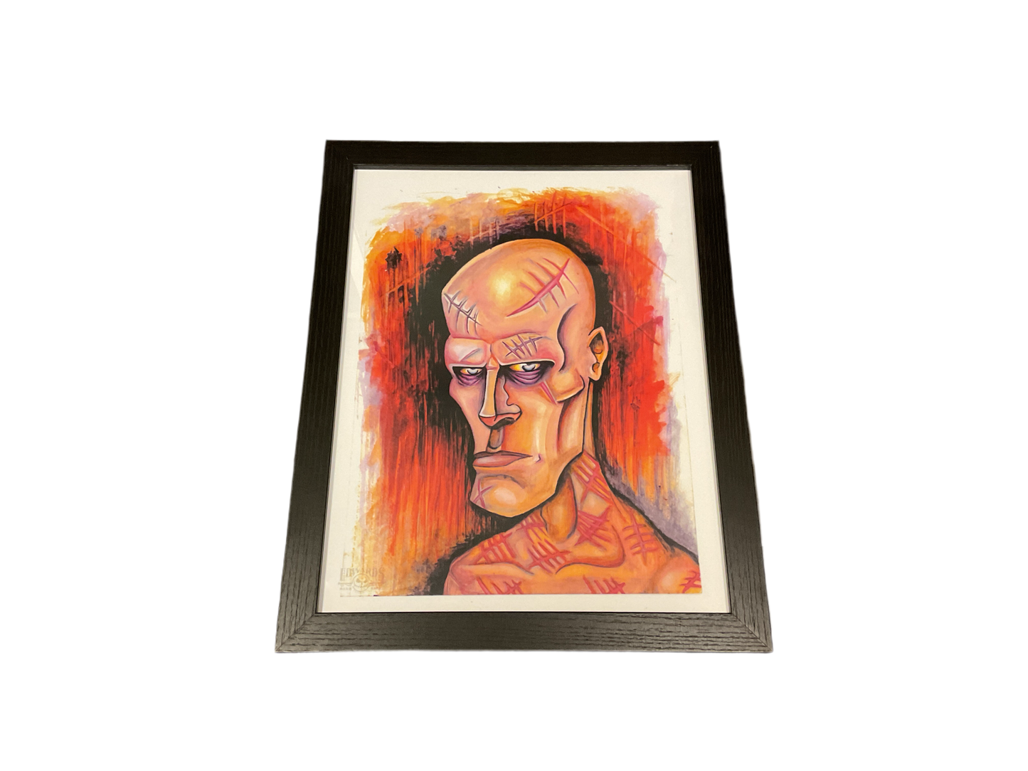 FRAMED PRINTS - Mr. Victor Zsasz "DC Comics" Framed Print