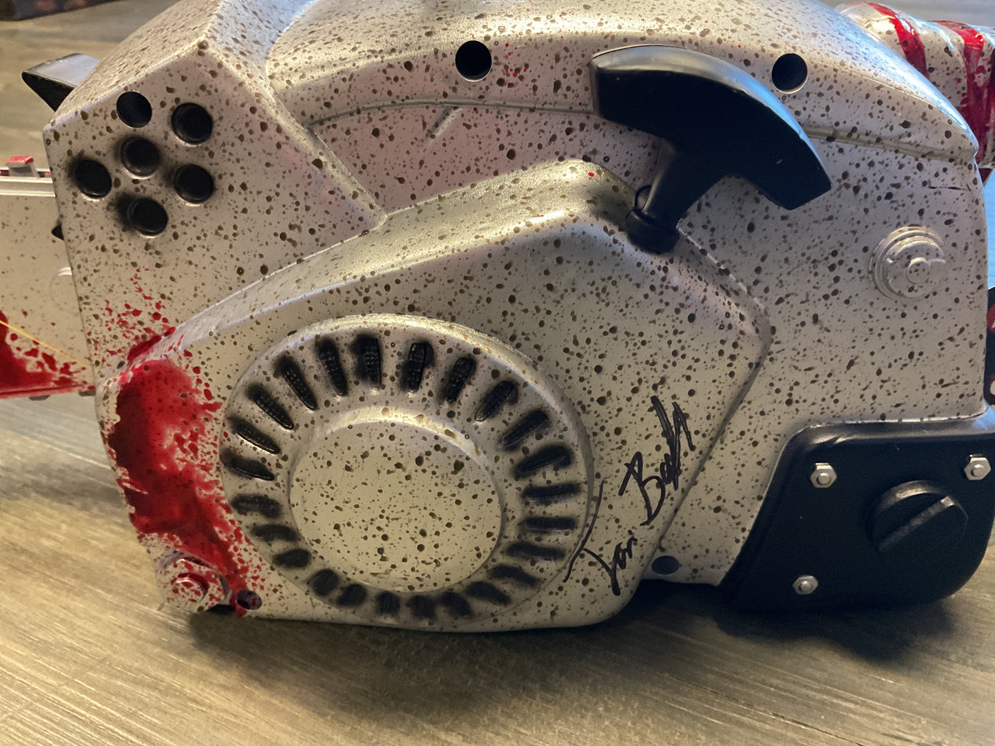 1 GIVEAWAY ENTRY (JASON BAKER AUTOGRAPHED CHAINSAW/TOM SAVINI BENIFIT)