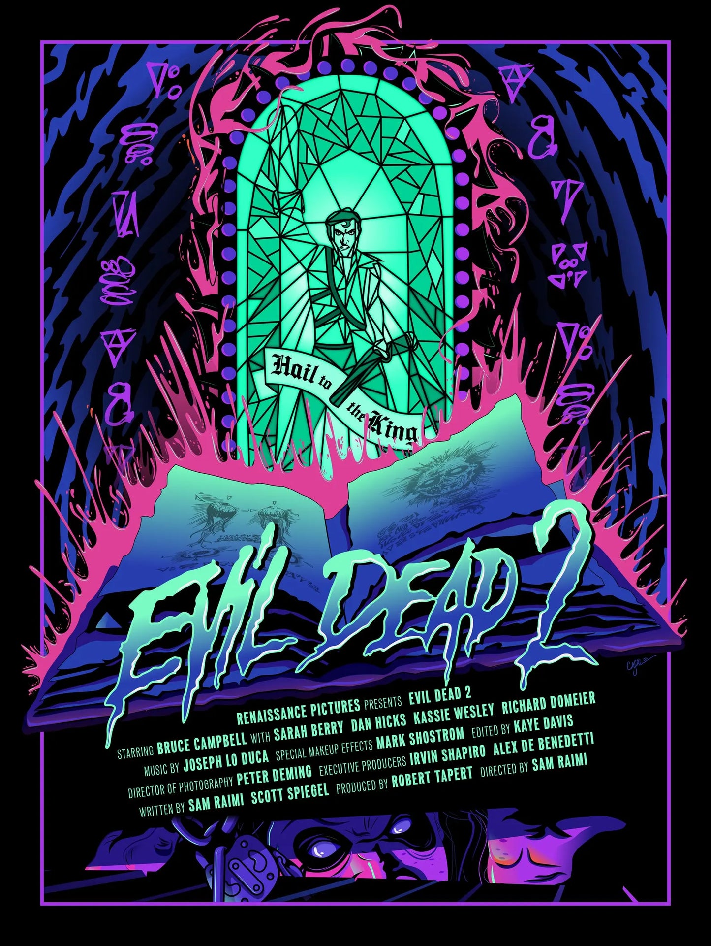 EYESORE POSTER COMPANY - XL BLACK LIGHT BLANKETS