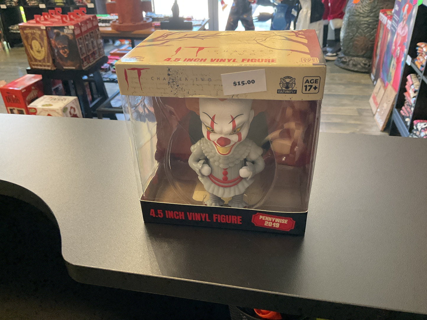 IT CHAPTER TWO 4.5" Vinyl Figure Collectible, PENNYWISE 2019