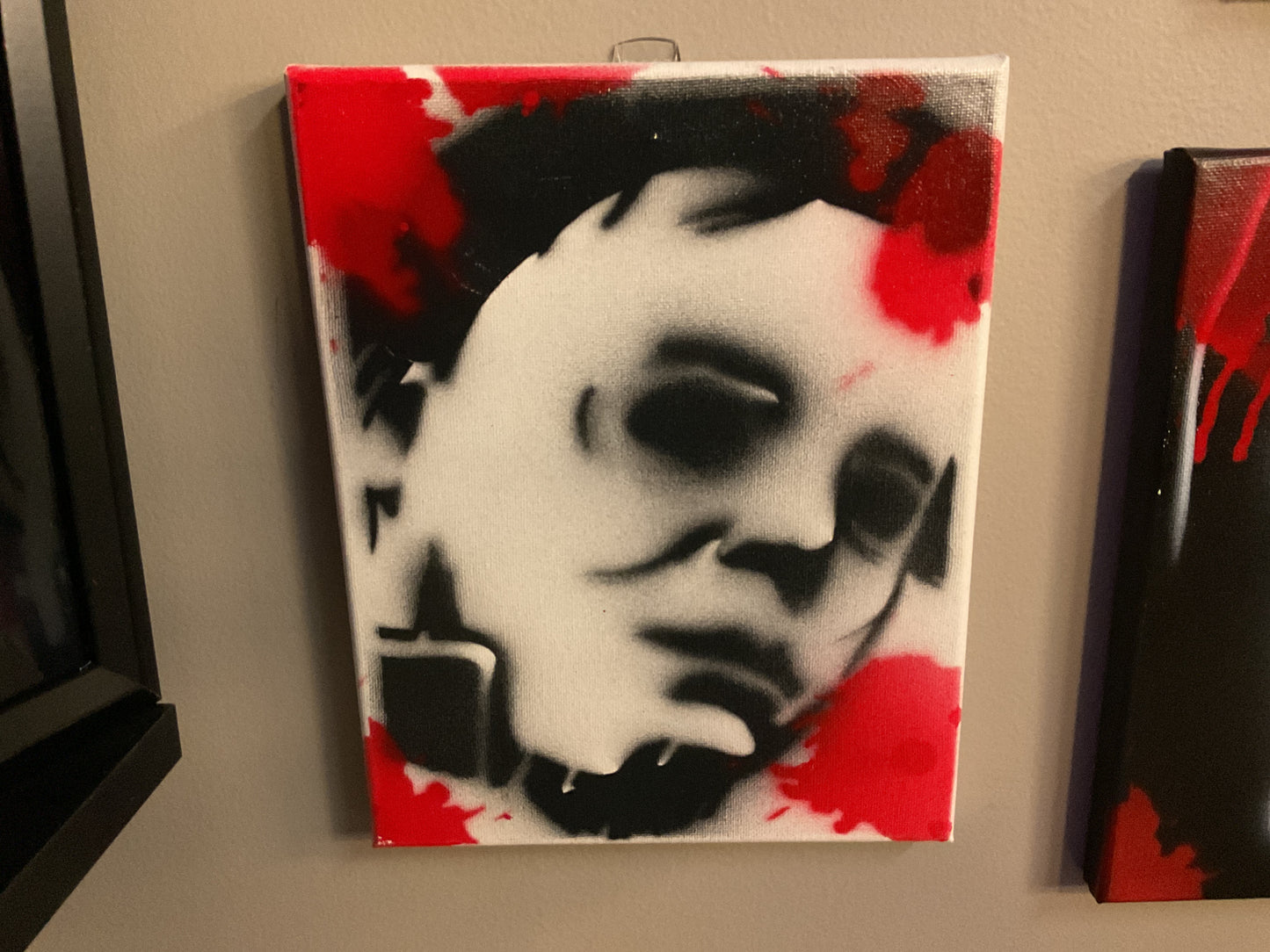 PAINTED CANVAS BY SLASHED AND THRASHED