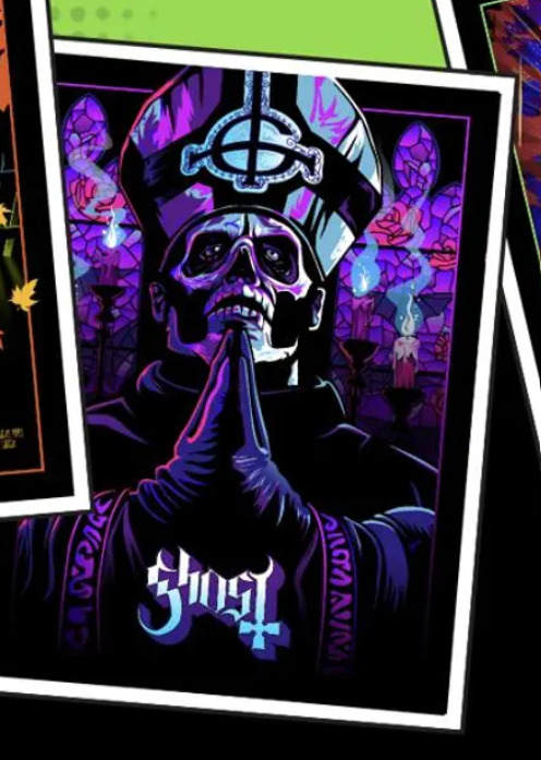 EYESORE POSTER COMPANY - XL BLACK LIGHT BLANKETS