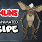 Gemmy Stripe Gremlin 3.5 ft LED Halloween Animatronic