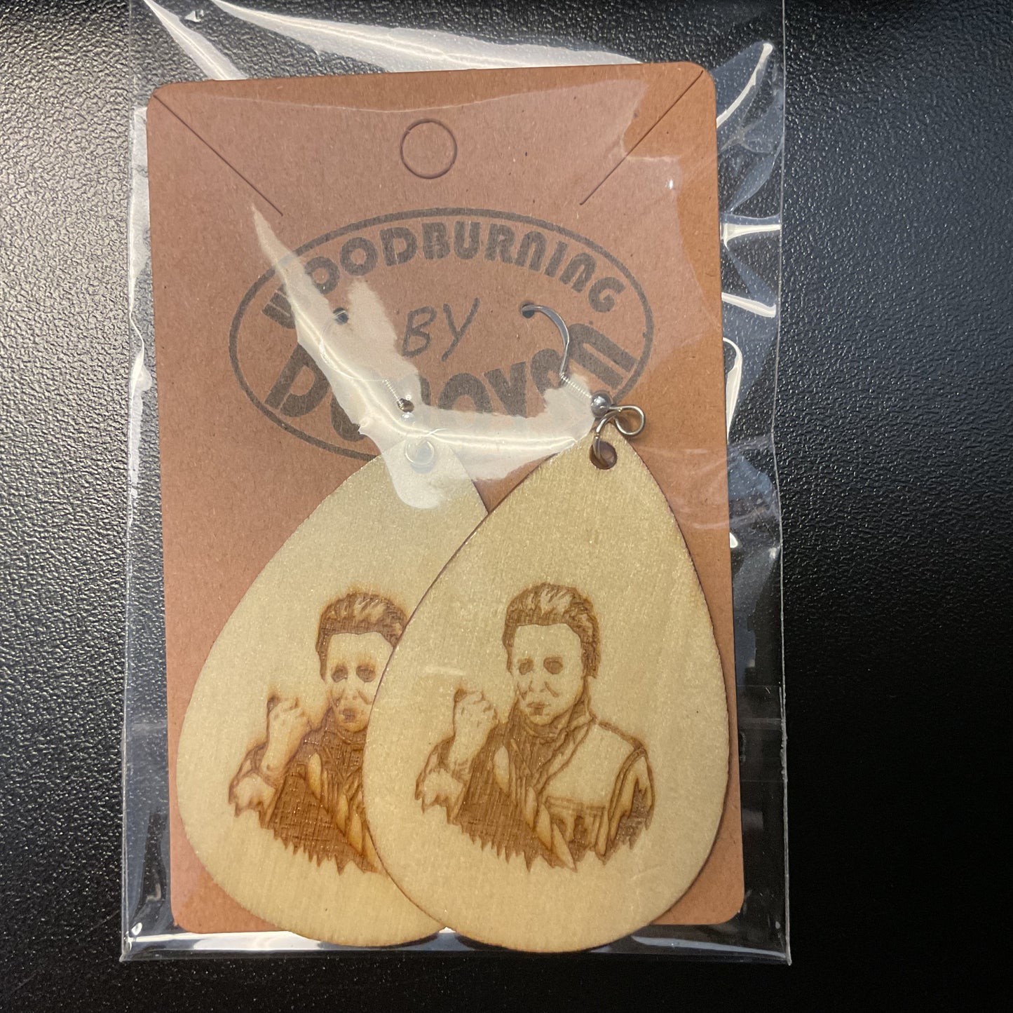 EARRINGS - Michael Myers "Halloween" with Knife Earrings