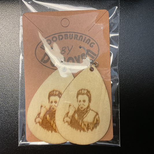 EARRINGS - Michael Myers "Halloween" with Knife Earrings