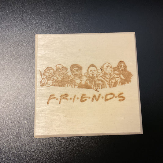 "Horror F.R.I.E.N.D.S" Small Wooden Trinket Box