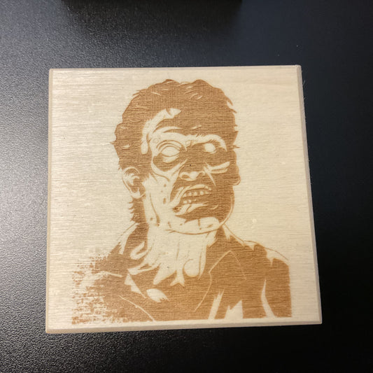 "Evil Ash" Small Wooden Trinket Box