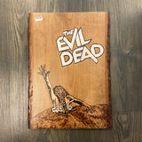 "The Evil Dead" Poster Wood-burned Wall Hanger