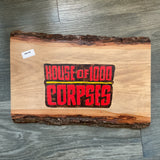 "House of 1000 Corpses" Movie Logo Wood-burned Wall Hanger