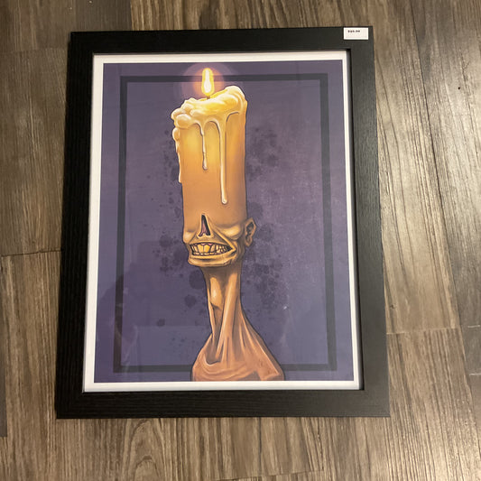 FRAMED PRINTS - "Candle Burn" Framed Print