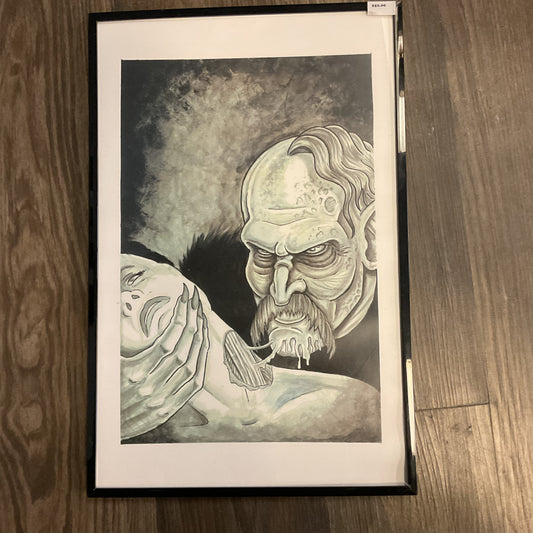FRAMED PRINTS - Nosferatu Framed Print - Black & White