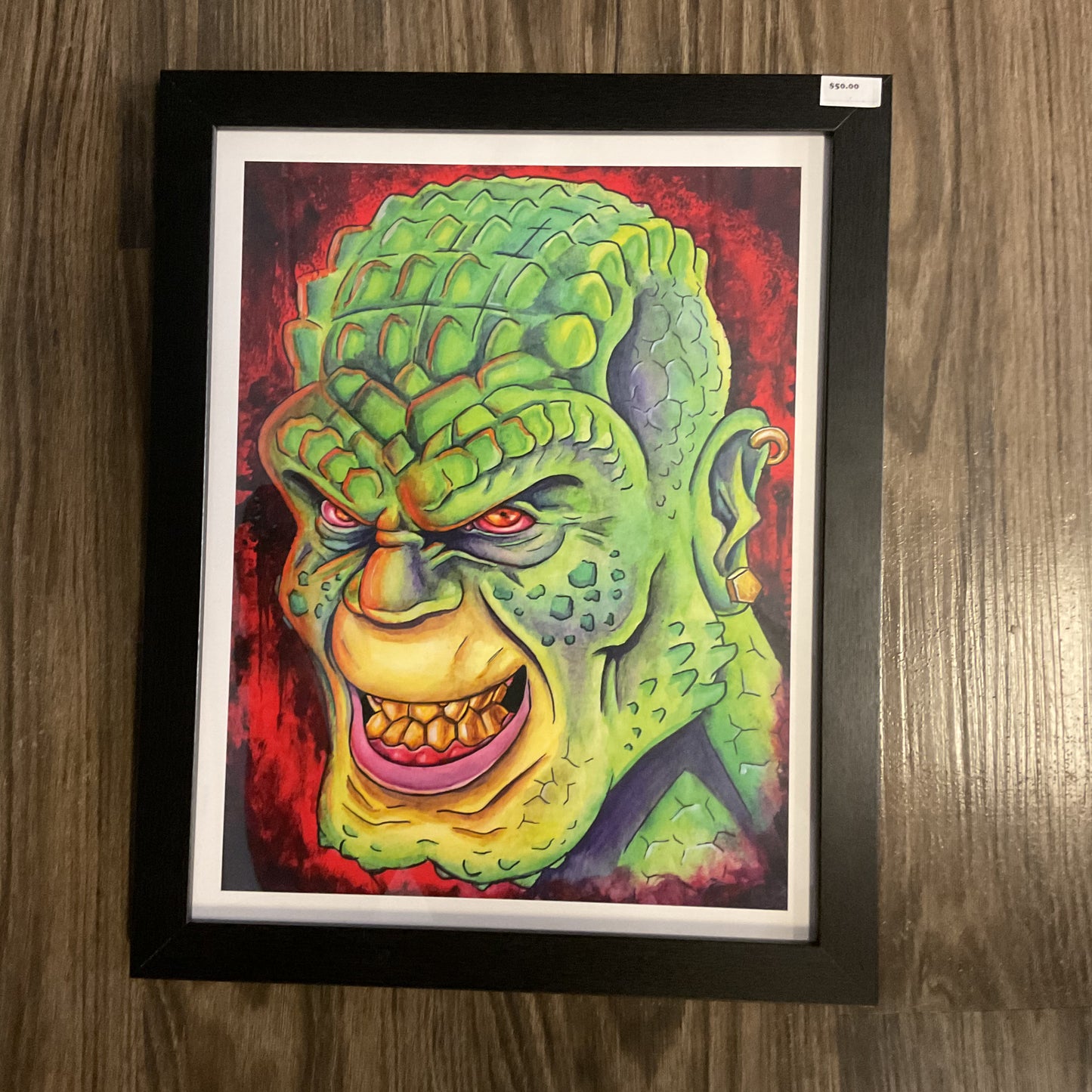 FRAMED PRINTS - Killer Croc "DC Comics" Framed Print