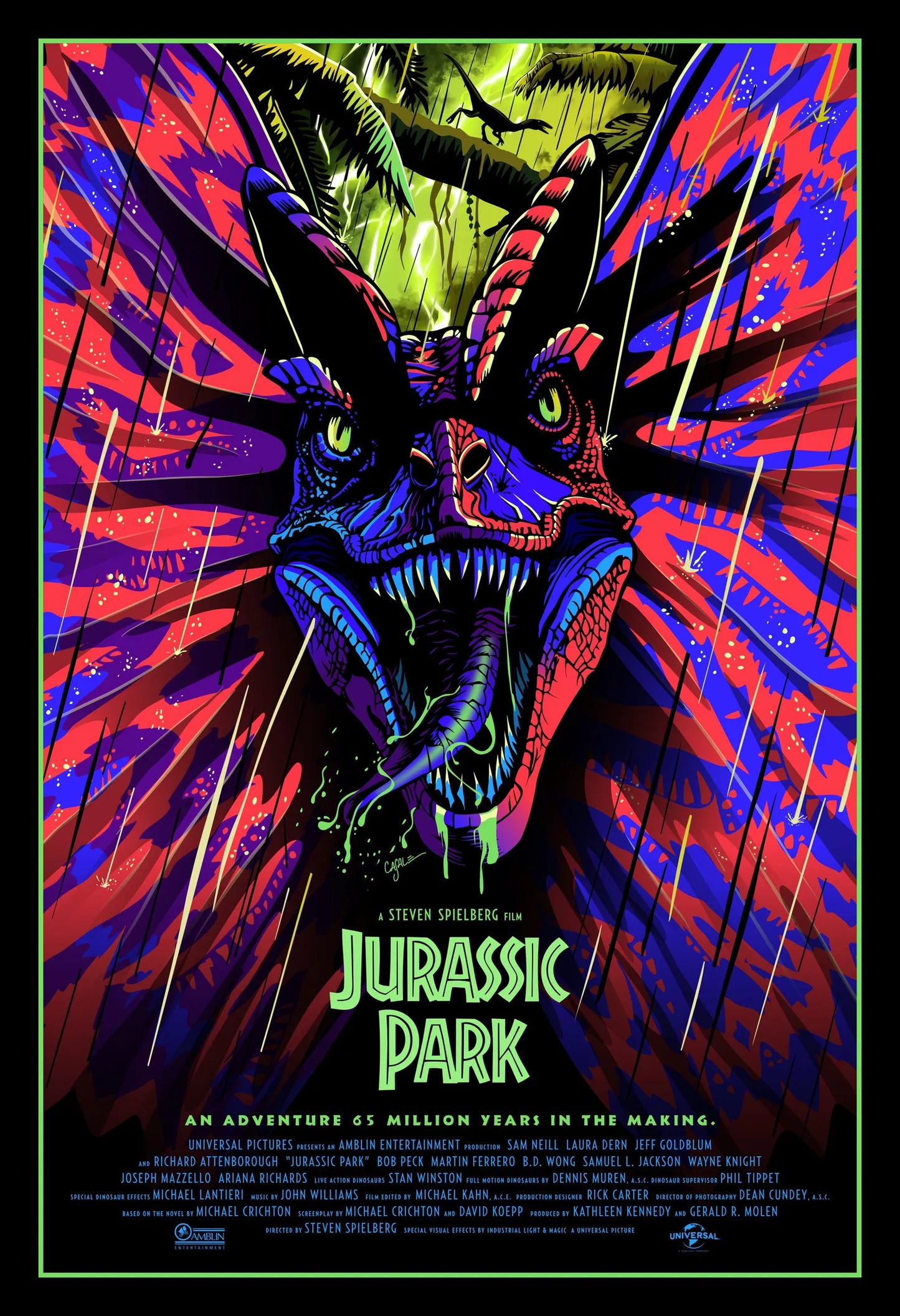 EYESORE POSTER COMPANY - XL BLACK LIGHT BLANKETS
