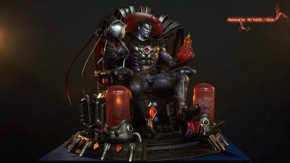 Custom (Tiger J) Age of Apocalypse Mr. Sinister on Throne 1/4 scale statue
