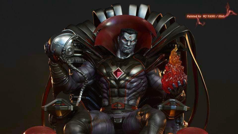 Custom (Tiger J) Age of Apocalypse Mr. Sinister on Throne 1/4 scale statue