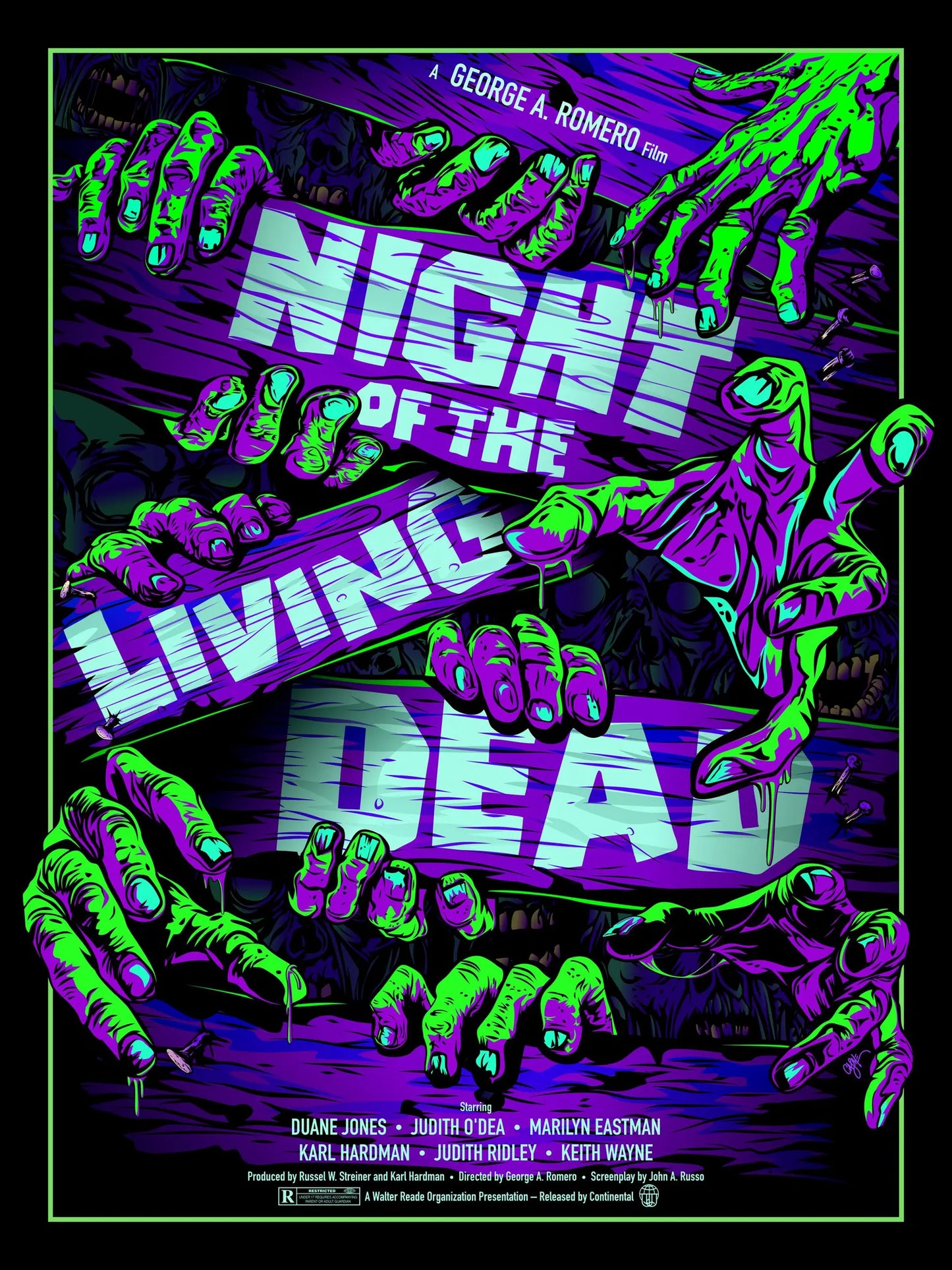 EYESORE POSTER COMPANY - XL BLACK LIGHT BLANKETS