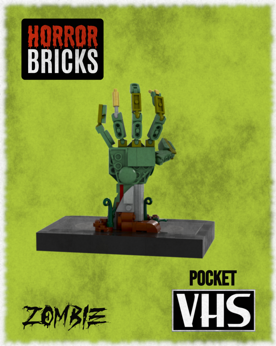 POCKET VHS ZOMBIE - HORROR BRICKS (PRE-ORDER) – DarkSide Collectibles