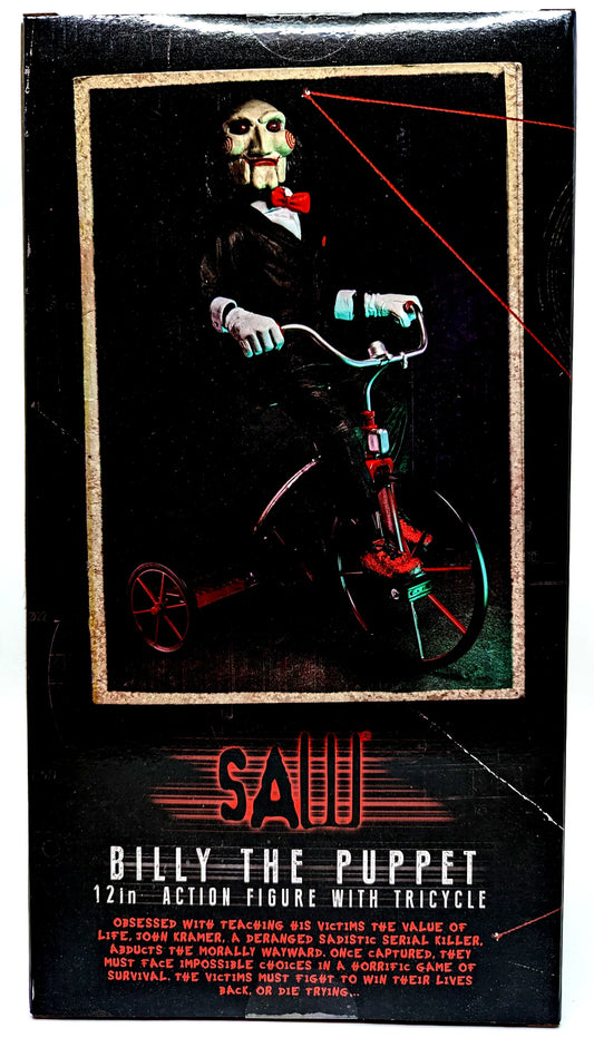 NECA Saw Billy the Puppet on Tricycle 12" Action Figure