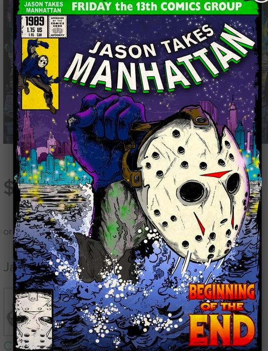 ART - PRINTS - JASON TAKES MANHATTAN COMIC COVER