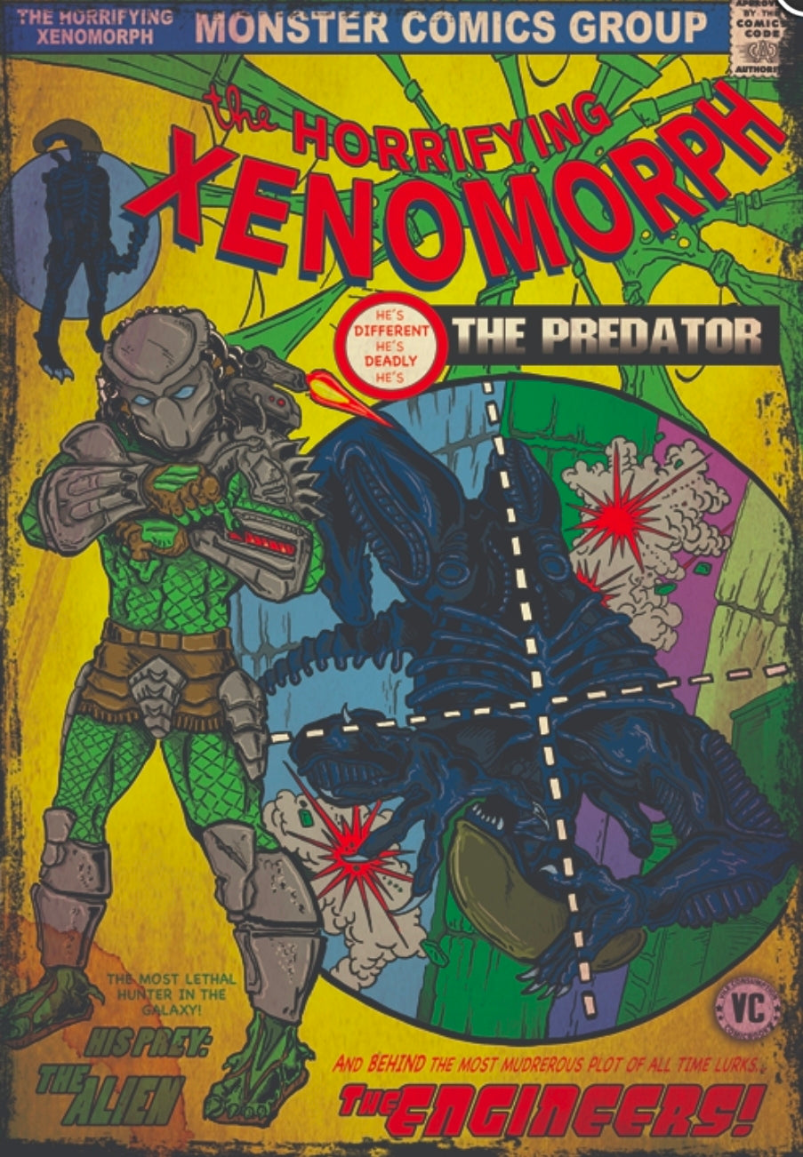 ART - PRINTS - AVP COMIC COVER