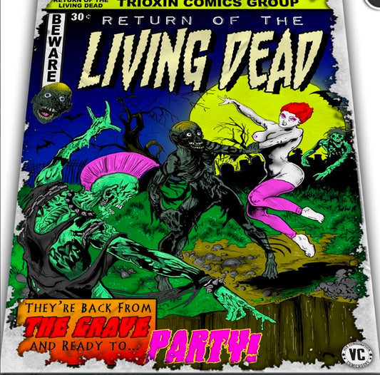 ART - PRINTS - RETURN OF THE LIVING DEAD COMIC COVER