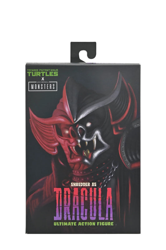 NECA Universal Monsters x Teenage Mutant Ninja Turtles - Shredder as Dracula 7” Scale Action Figure (Classic Colors)