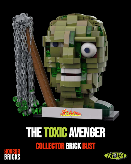 TOXIC AVENGER BUST - HORROR BRICKS (PRE-ORDER)